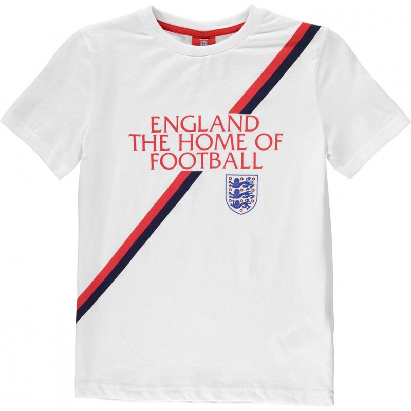 England 159 T Shirt Junior, white