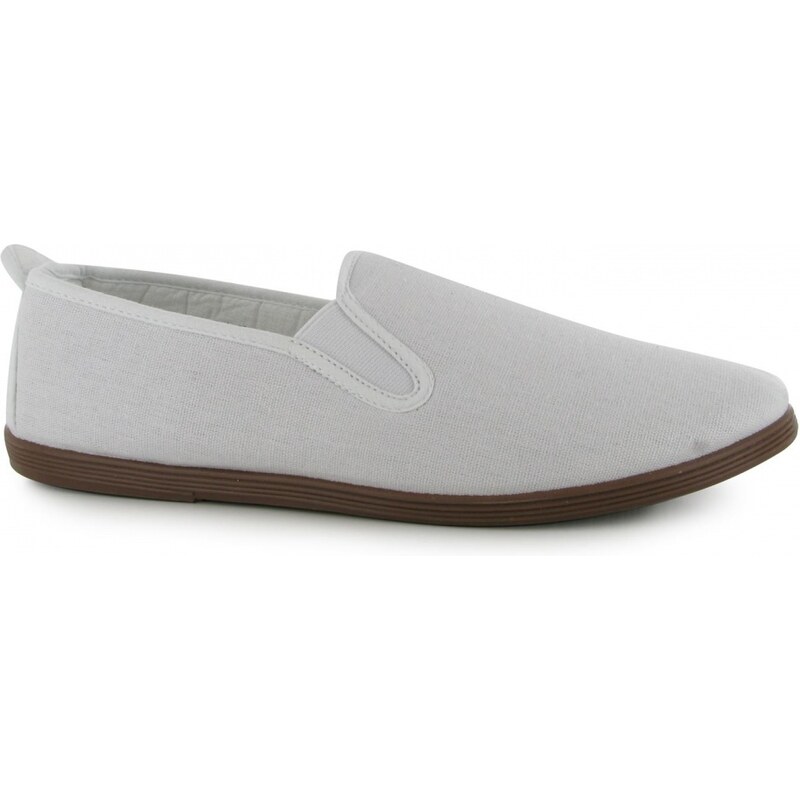 Giorgio Kung Fu Mens Slip On Shoes, white