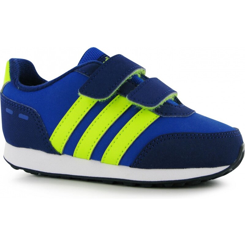 Adidas Switch Nubuck Infants Trainers, blue/solyellow