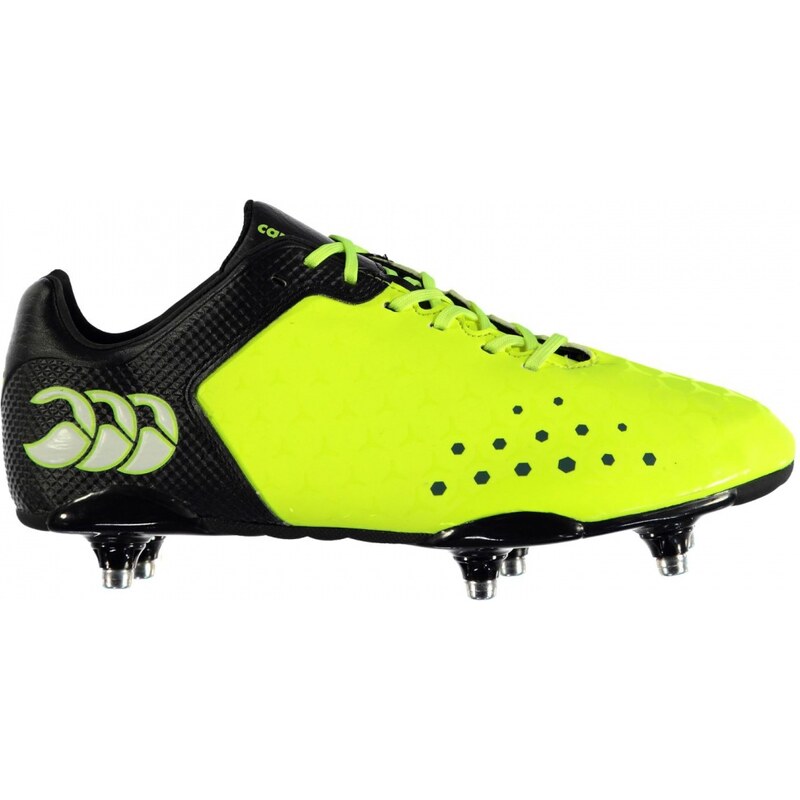 Canterbury Control Club Junior Rugby Boots, yellow/black