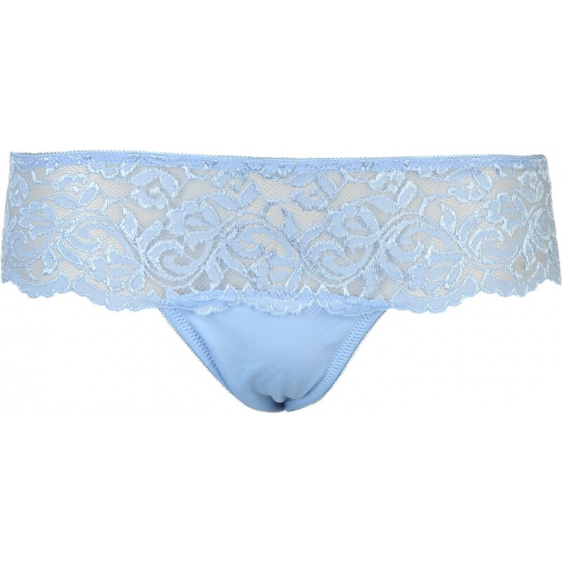 Cote De Moi Scalloped Lace Briefs Ladies, blue