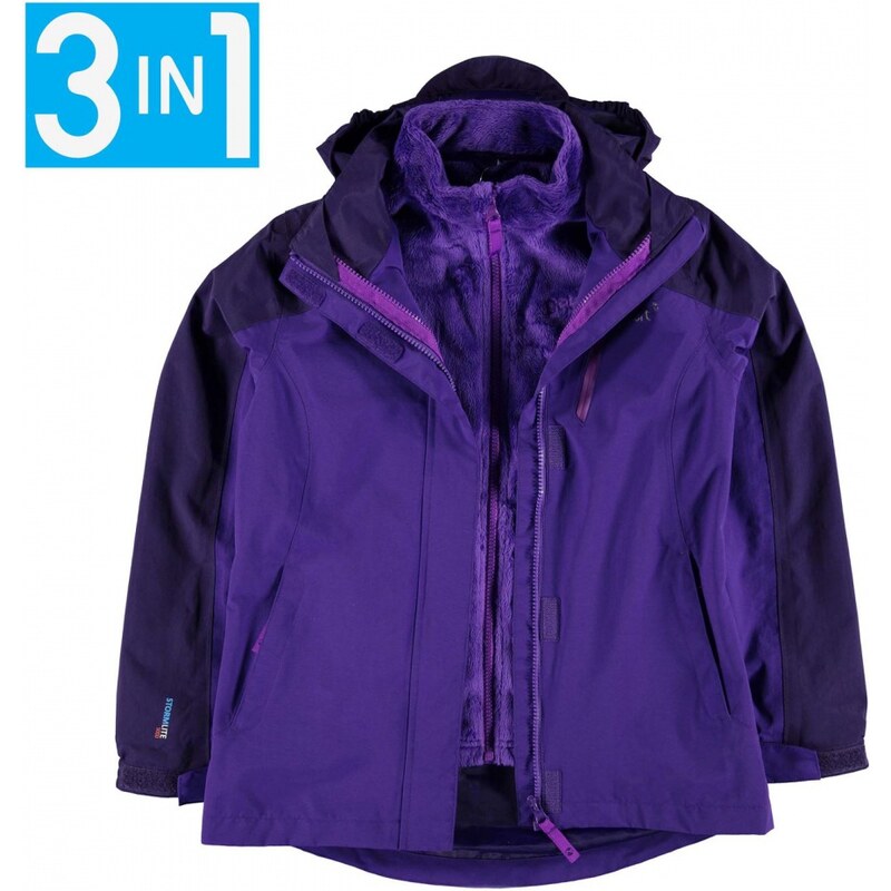 Gelert Horizon 3 in 1 Jacket Junior, purple