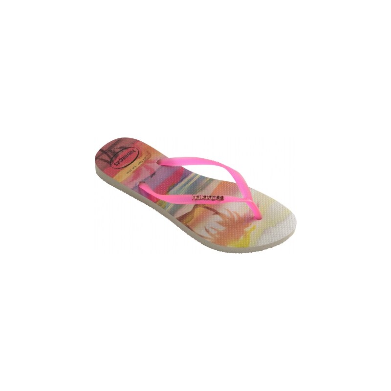 Havaianas SLIM PAISAGE BEIGE- barevné 4132614.0121