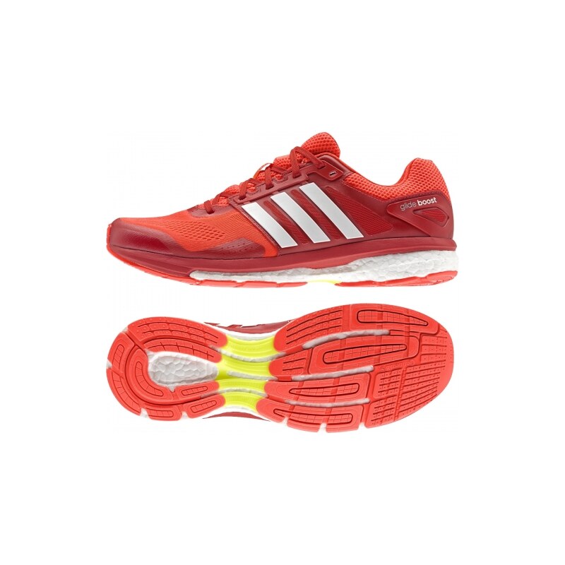 adidas běžecké značkové supernova glide boost 7 m - Červeno B33382