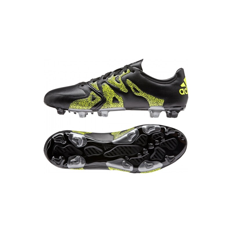 adidas fotbalové značkové X 15.3 FG/AG Leather - svítivé B26971