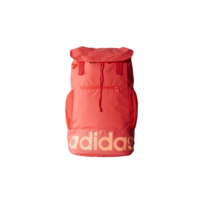 adidas Sportovní prostorný W LIN PERF BP - Červeno růžový AI9103