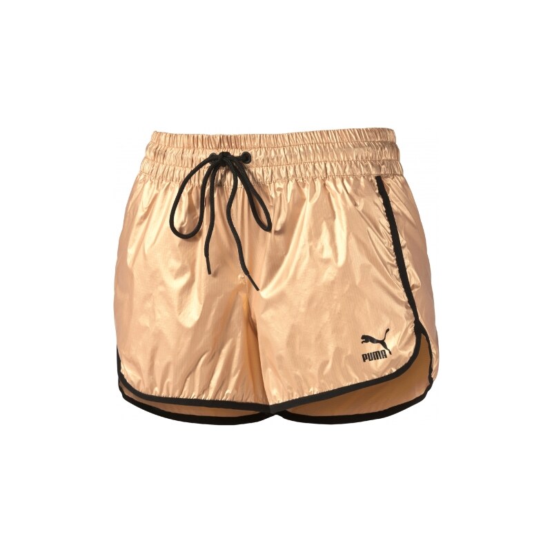 PUMA značkové sportovní Gold Shorts pale gold Zlaté 570388-16