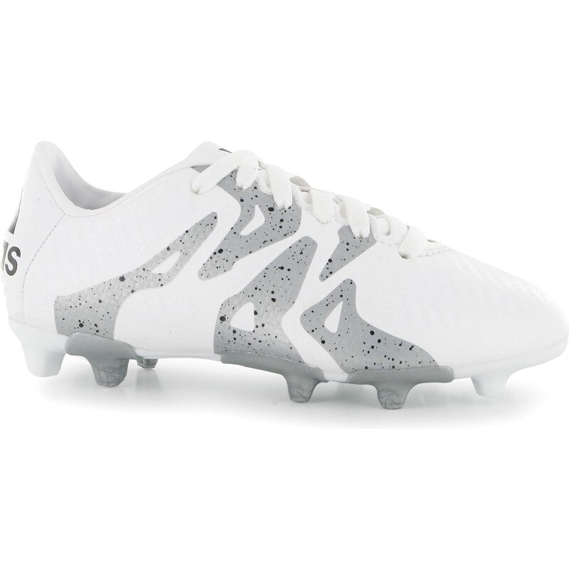 Adidas X 15.3 FG Childrens Football Boots, core white