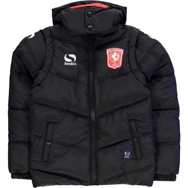 Zimní bunda Sondico FC Twente dět. černá/červená