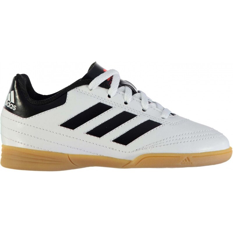 Adidas Goletto Indoor Football Boots Child Boys, white/solar red