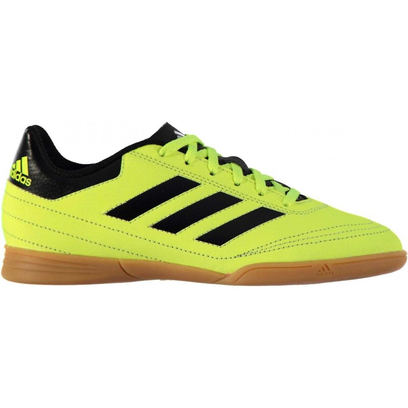 Adidas Goletto Indoor Court Trainers Junior Boys, solar yellow