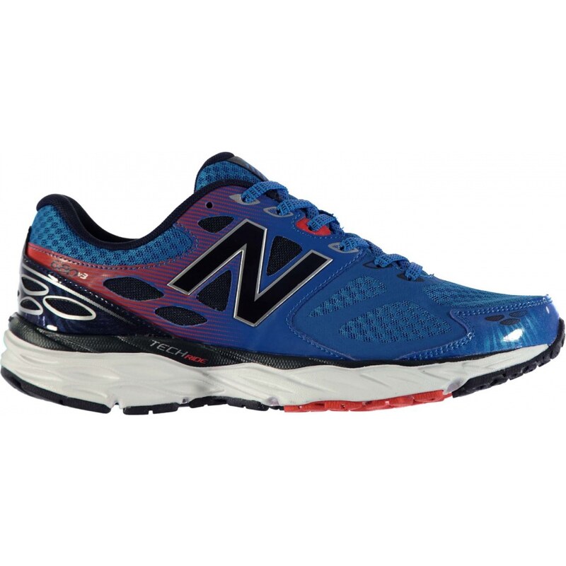 New Balance M 680 v3 Mens Running Shoes, blue/black/red