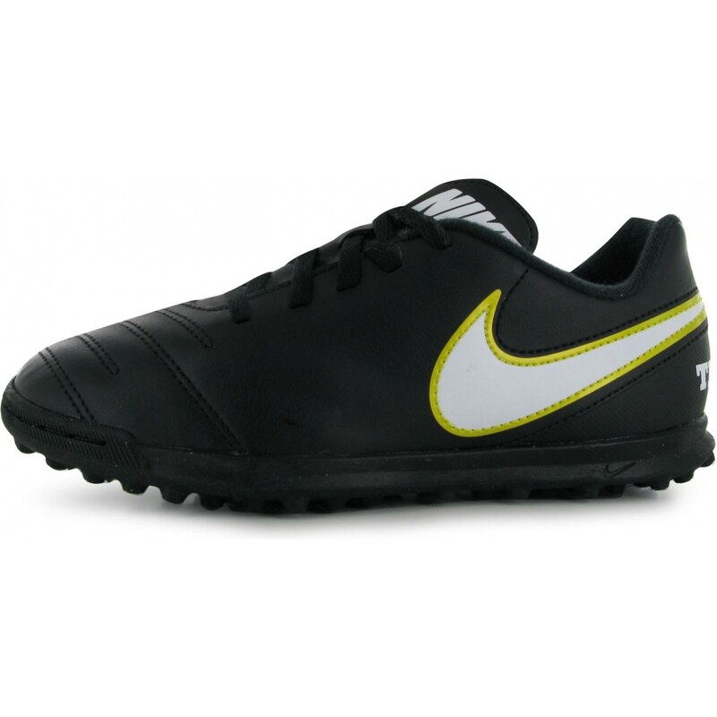 Nike Tiempo Legend Rio Turf Football Boots Junior Boys, black/white