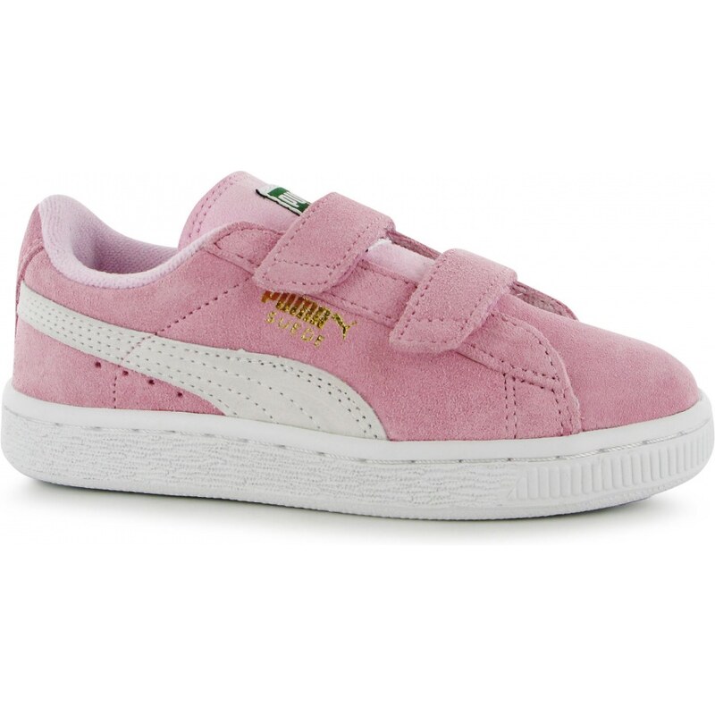 Puma Suede Trainers Infants, pink lady