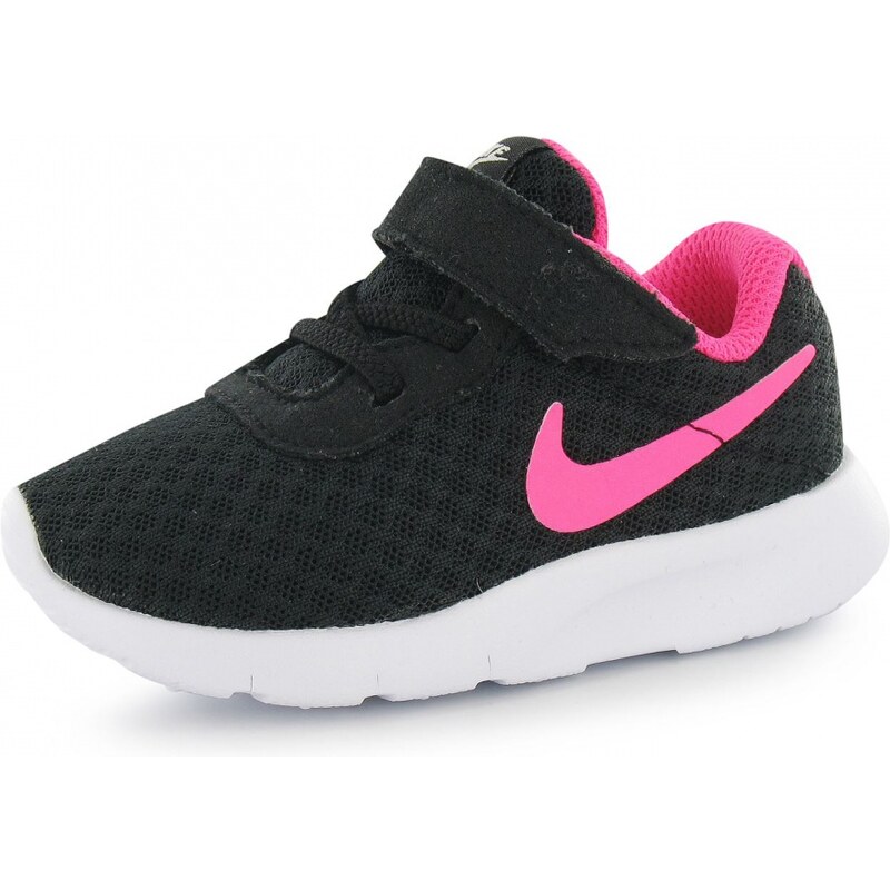 Nike Tanjun Infant Girls Trainers, black/pink