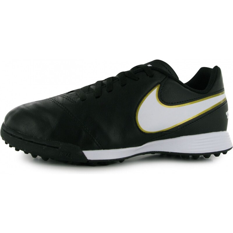 Nike Tiempo Legend Turf Football Boots Child Boys, black/white