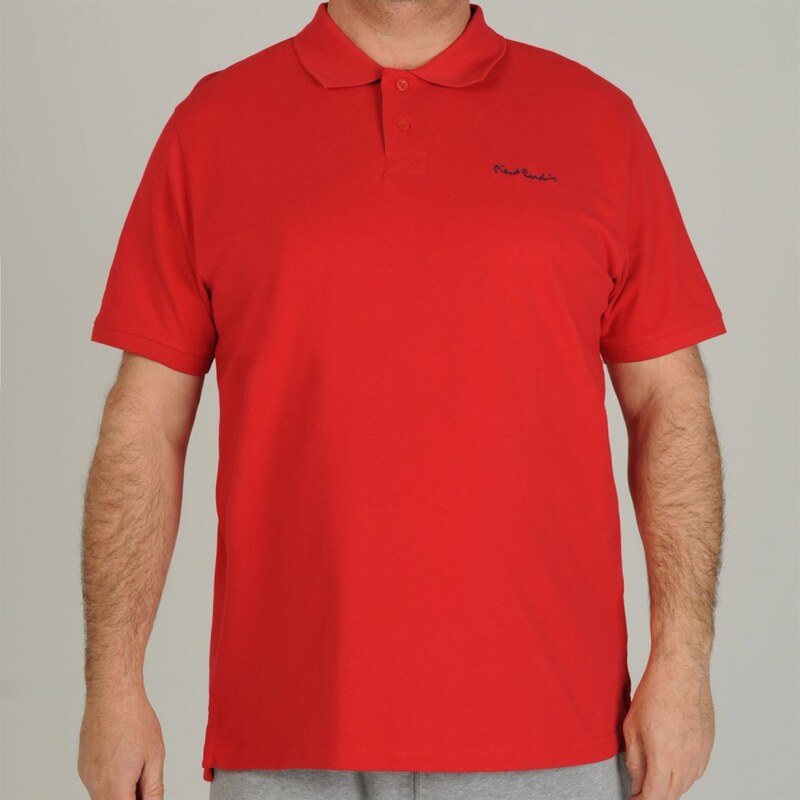 Pierre Cardin Pin Polo Shirt Mens, red