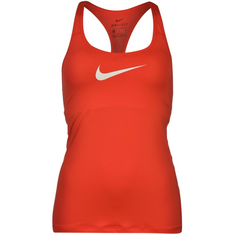 Nike Flex Long Bra Top Ladies, red