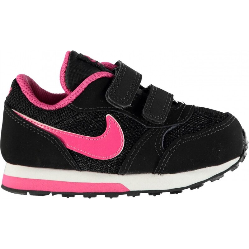Nike MD Runner 2 Infant Girls Trainers, black/pink