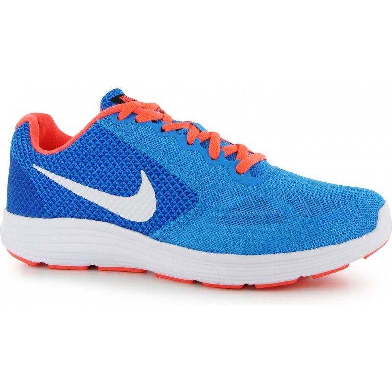 Nike Revolution 3 Ladies Trainers, blue/white