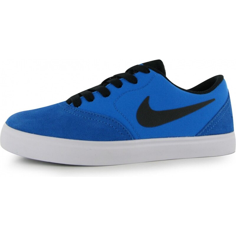 Nike SB Check Skate Shoe Junior Boys, blue/black