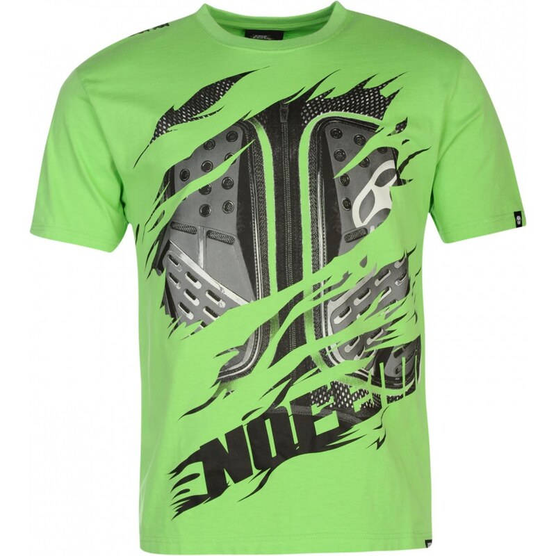No Fear Moto Graphic T Shirt Mens, green body armo