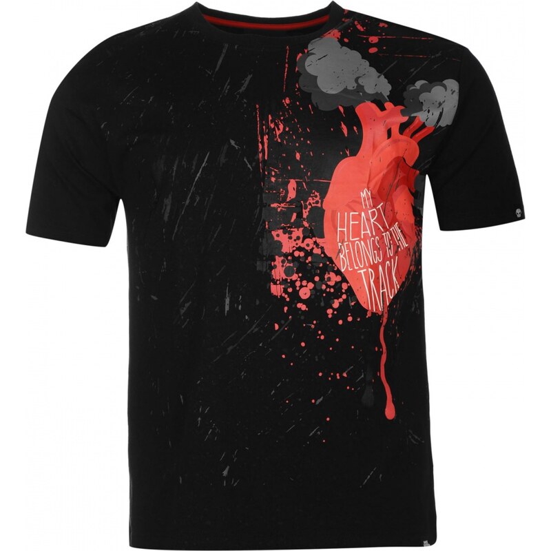 No Fear Moto Graphic T Shirt Mens, heart belongs