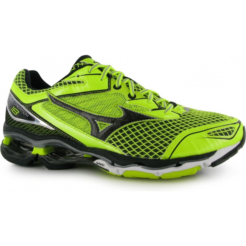 Mizuno Wave Creation 18 Mens Running Shoes, yellow/black