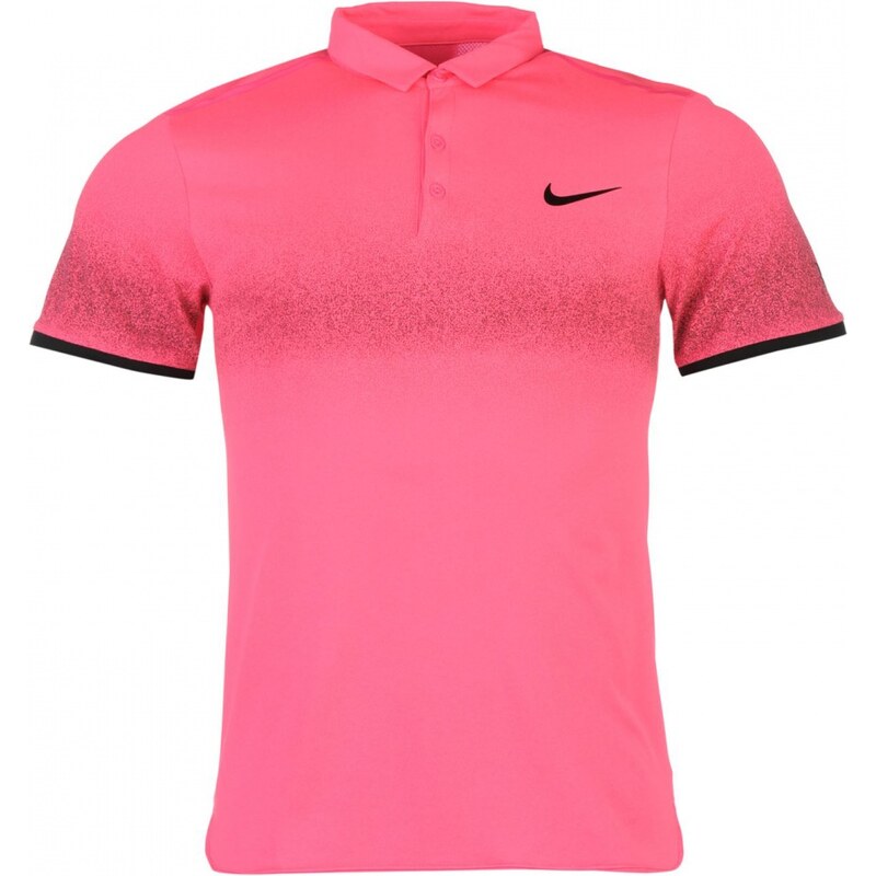 Nike Roger Federer Short Sleeve Polo Shirt Mens, pink