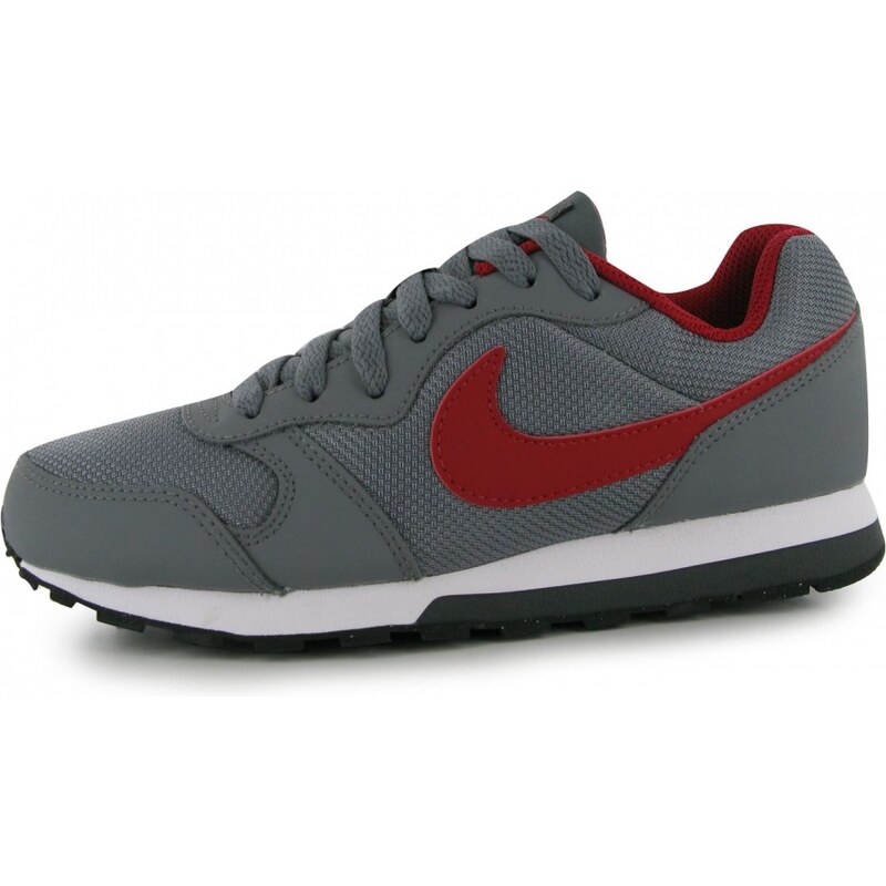 Nike MD Runner 2 Junior Boys Trainers, grey/red