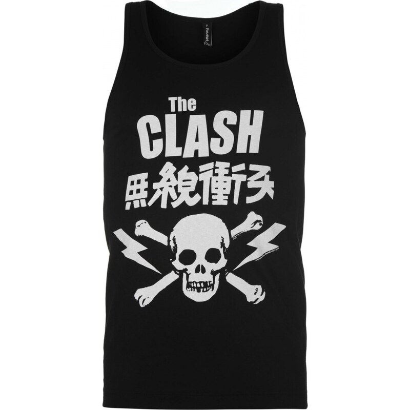 Official Official The Clash Vest Mens, skull