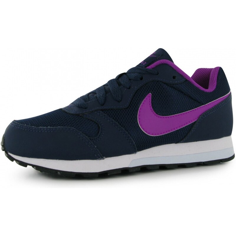 Nike MD Runner 2 Trainers Junior Girls, navy/hypviolet