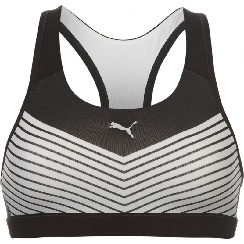 Puma PWR Graphic Bra Ladies, white/black