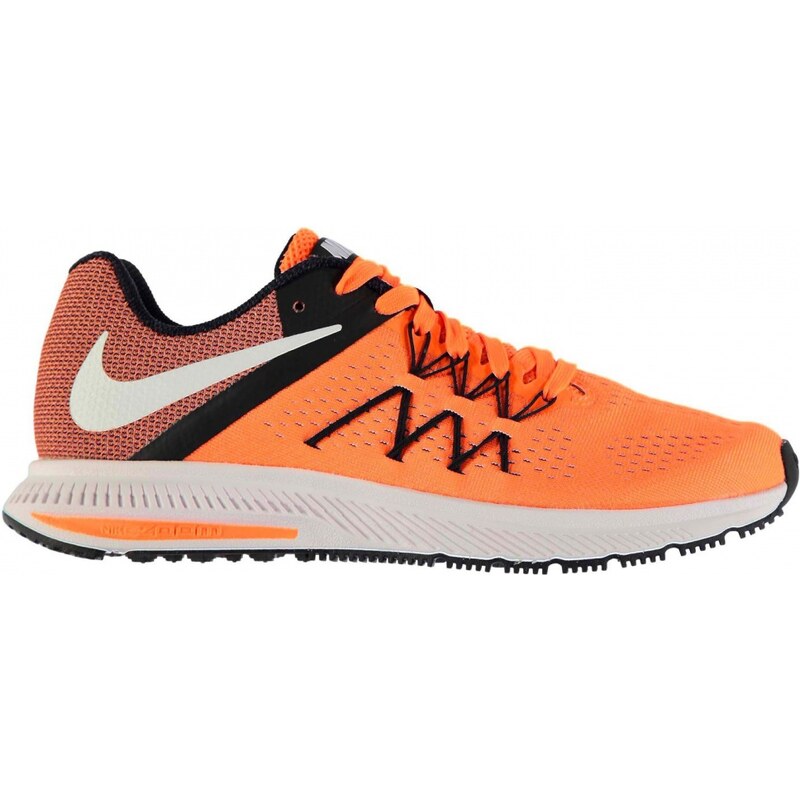 Nike Zoom Winflo 3 Running Shoes Mens, orange/white