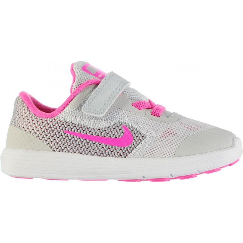 Nike Revolution 3 Trainers Girls, platinum/pink