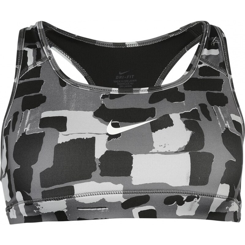 Nike Pro Graphic Sports Bra Ladies, black/grey