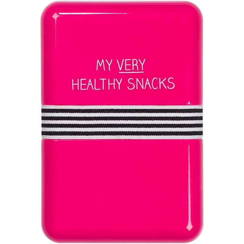 Růžový svačinový box Happy Jackson Healthy Snacks