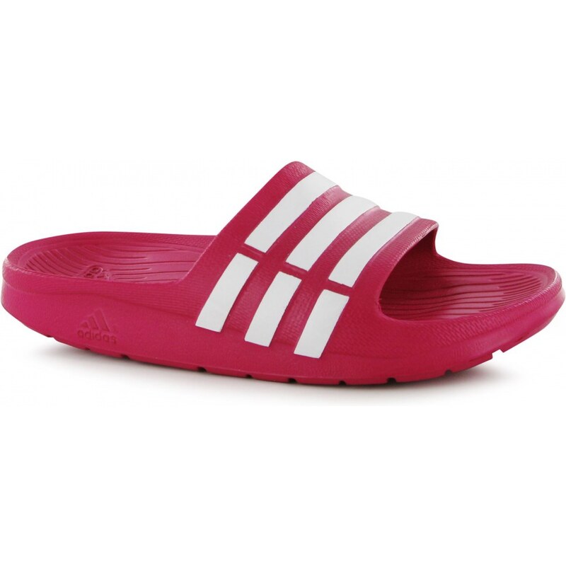 Adidas Duramo Girls Sliders, pink/white