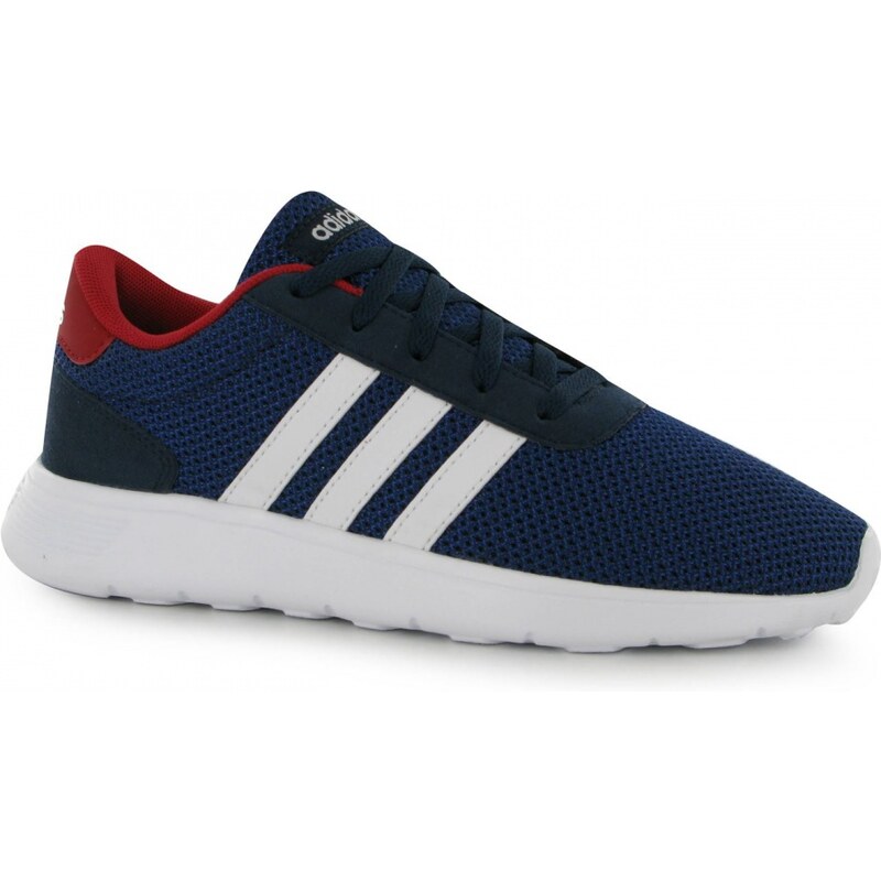 Adidas Lite Racer Junior Shoes, navy/wht/red