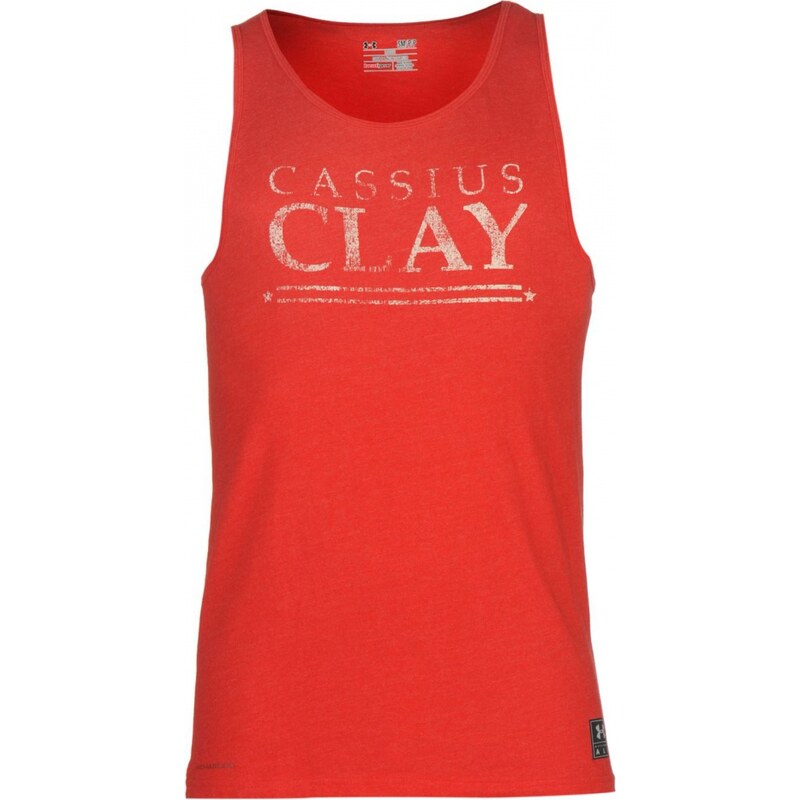 Under Armour Cassius Clay America Tank Top Mens, red/white