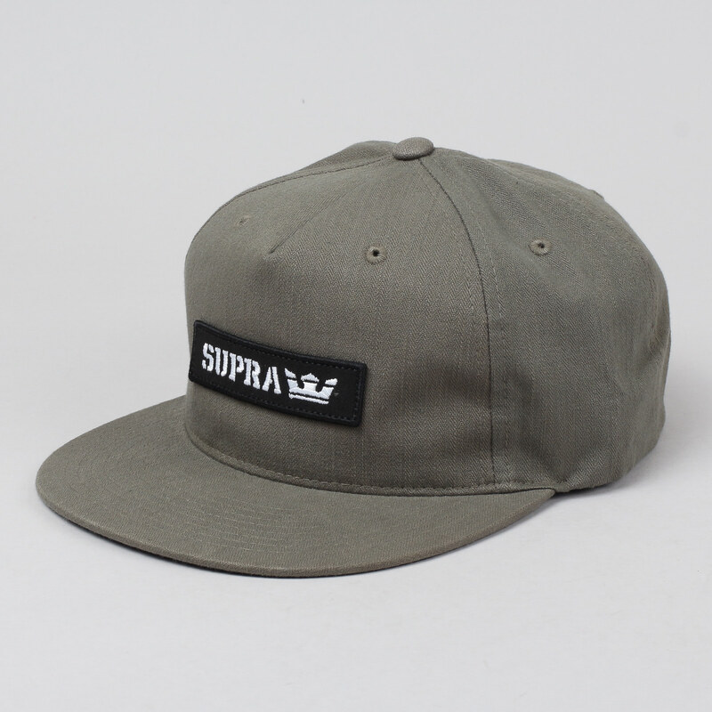 Supra Mark Patch Snap olivová / černá