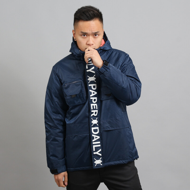 Daily Paper Navy Puffer Jacket navy