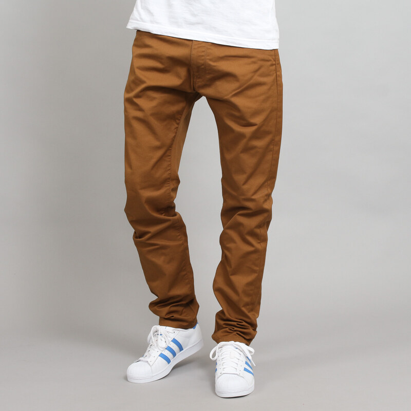 Carhartt WIP Vicious Pant hamilton brown rinsed GLAMI.cz