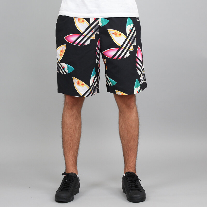 adidas PW Surf Shorts černé / multicolor