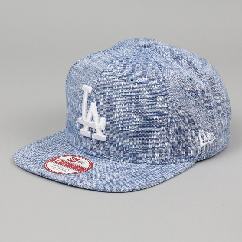 New Era 950 MLB Chambray Snap LA melange modrá