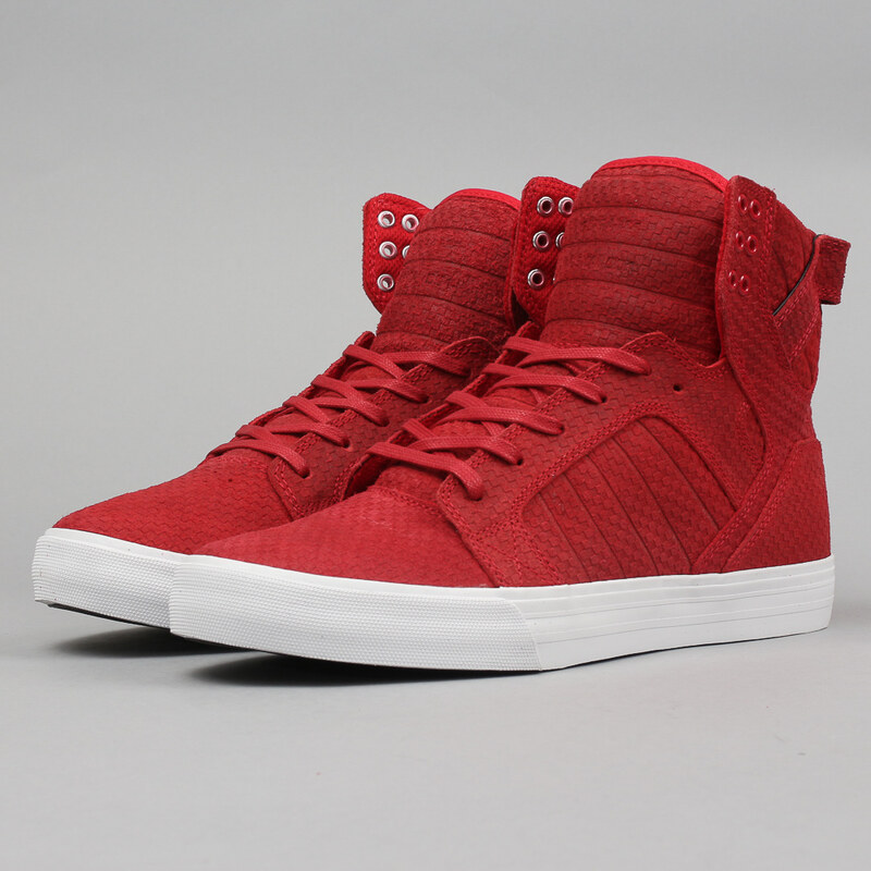 Supra Skytop cardinal - white