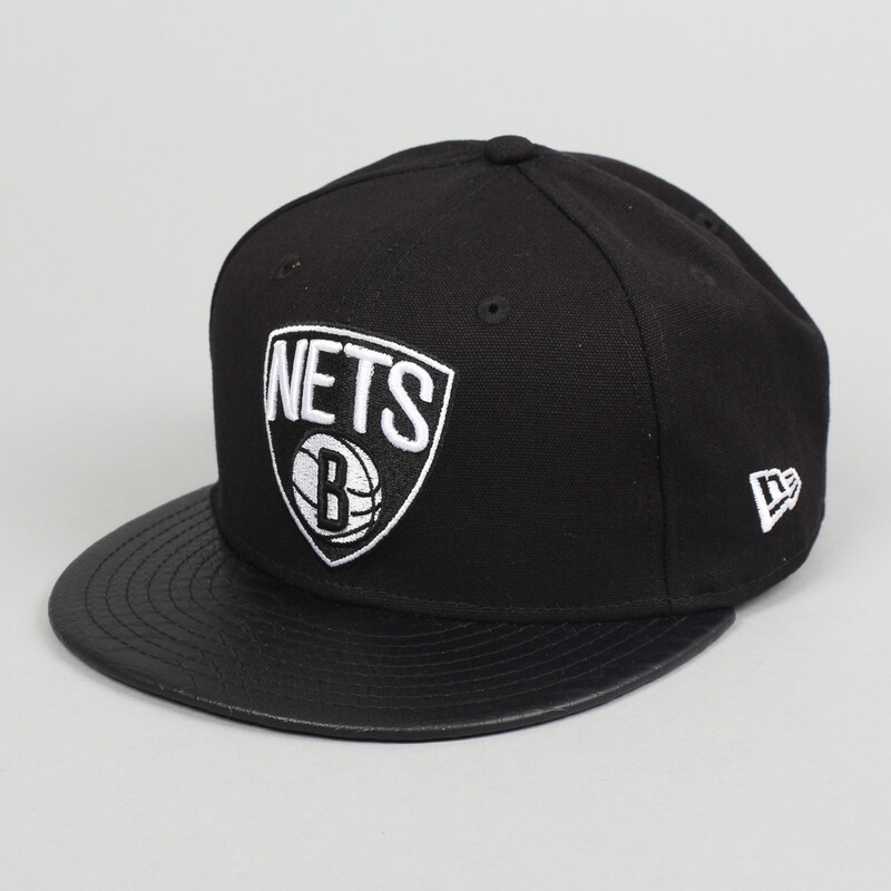 New Era Team PU Canvas Brooklyn Nets černá