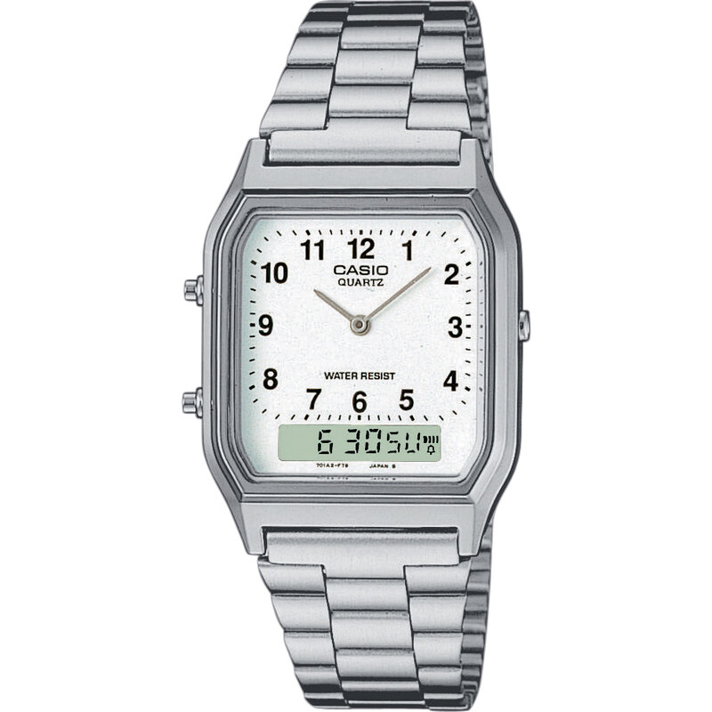 Casio AQ 230A-7BMQYES stříbrné / bílé