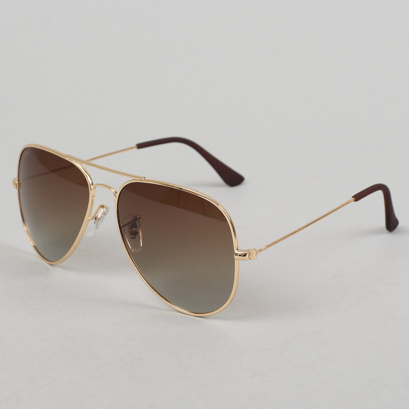 MD Sunglasses PureAv zlaté / hnědé