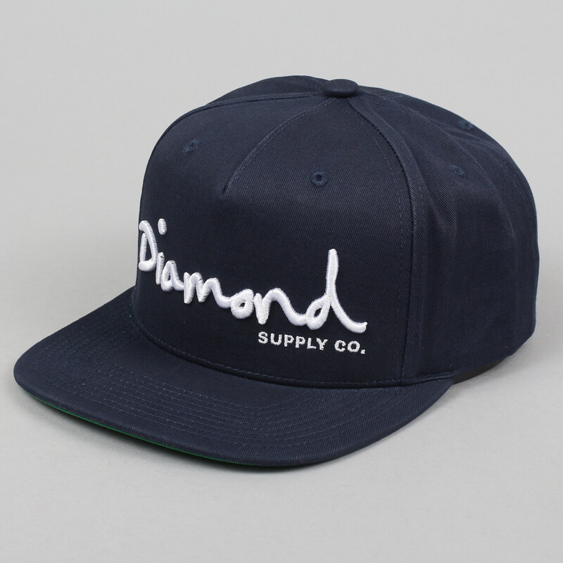 Diamond Supply Co. OG Script Snapback navy / zelená